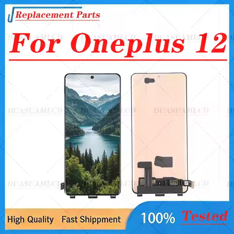 for OnePlus12 LCD Display Original OnePlus 12 6.82 inch 120Hz 2K Display with AMOLED Screen with Fin