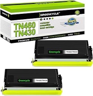 greencycle 2 Pack Black TN460 Toner Cartridge Compatible for Brother TN-460 TN570 TN560 Work with In