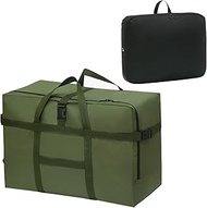 120L Foldable Travel Bag Large + 21L Duffel Bag Waterproof - 70 x 35 x 48 cm 600D Oxford Travelite T