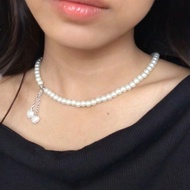 Love Pearl Necklace, Pearl Necklace, Aesthetic Pearl Necklace, Necklace