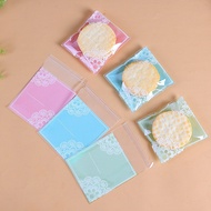 [Store Recommendation] 3 Colors Korean Sweet Lace Snowflake Crisp Cookies Biscuits Nougat Mooncake P