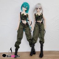 Dollremi◆1/3 軍綠色吊帶長褲 DD Smart Doll◇現貨◆MonJouJou代理