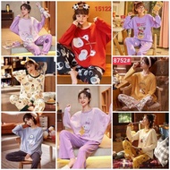Piyama Import Baju Tidur Wanita dewasa Setelan Piyama PP katun