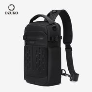 OZUKO Fashion Shoulder Bag Waterproof Outdoor Multi-Pocket Sling Crossbody Bags