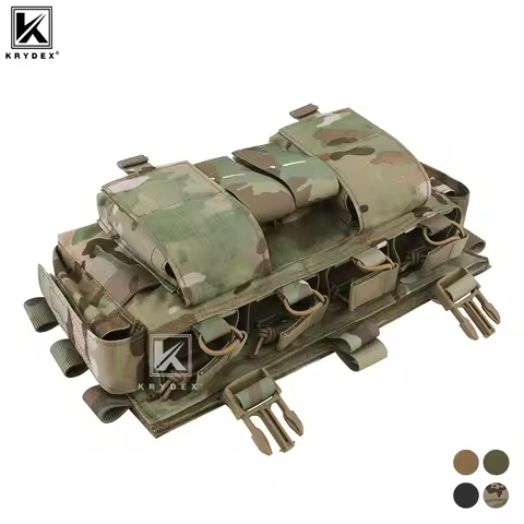 KRYDEX Tactical MF IV Placard 5.56 9mm Magazine Pouch Multifunction GP Radio Pouch Panel For SCARAB 