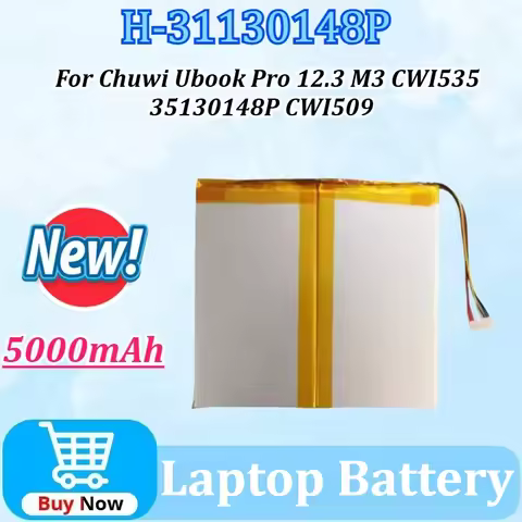 New H-31130148P 7.6V 5000mAh Laptop Battery for Chuwi Ubook Pro 12.3 M3 CWI535 35130148P CWI509 Tabl