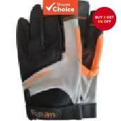 One Pair Work Gloves - Lightweight Machine Polyester Blend for Workshops & Errands Adults