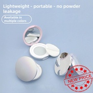 Loose Powder Case Container With Puff Travel Make Up Cosmetic Container Powder Compact C8j7