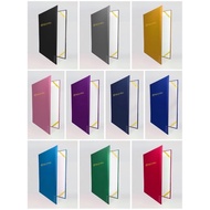 Report File Silk A4 Size (Gold Print) File A4 File Folder