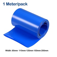 1m/pack PVC Heat Shrink Tube Blue Shrink Insulated Shrink Tubing For Production Of 18650 Battery Packs Cable Sleeve Multi Size