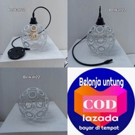 Lampu Hias Gantung Bulat Putih Minimalis 1 Set Lampu Gantung Plafon / Lampu Gantung Modern / Lampu Gantung Ruang tamu / Lampu Gantung outdoor