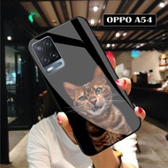 Softcase Kaca Oppo A54 Terbaru 2022 Motif Kucing [GC60] Case Hp Kekinian Kesing Hp Murah Lucu Silikon Mewah Muraj Motif Kucing For All Smartphone Type Lain Chat Kami