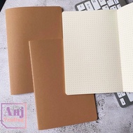Kraft Notebook A5 size Dotted Grid Lined Blank Journal