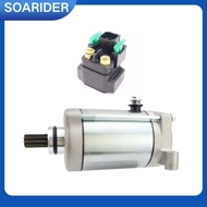 Starter & Relay For Yamaha Raptor 700 Raptor 700R Grizzly 700 Rhino 700 Viking 700 Viking VI 700 1S3