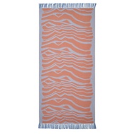 Bath towel, biru/ranye, 90x180 cm Original IKEA