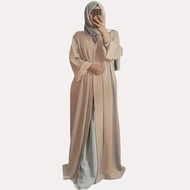 Muslimah Long Dress Women Pearl Fashion Women Cardigan Kaftan