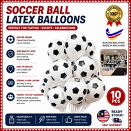 10pcs Football Latex Balloon Soccer Bola Balloon Toy kid party decoration