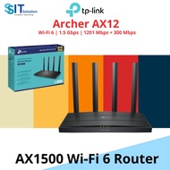 TP-Link Archer AX12 AX1500 Wi-Fi 6 Router Wi-Fi 6 | 1.5 Gbps | 1201 Mbps + 300 Mbps