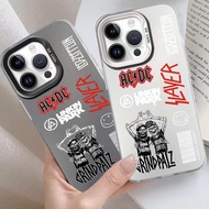 FF005 - Case iphone 15 14 13 12 11 Pro Max XR XS X 8 7 Premium Soft Metal Casing