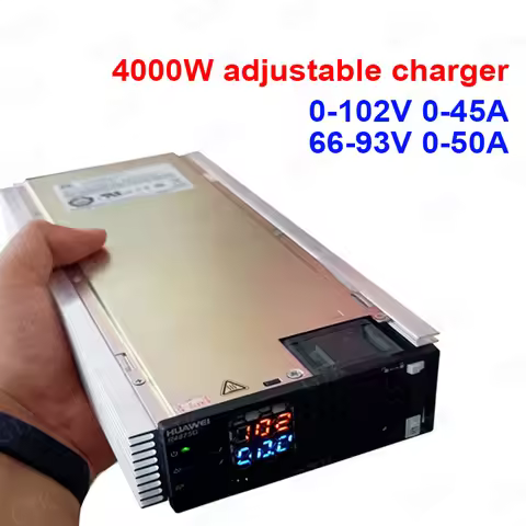 53-102V 45A 67V -93V 50A lithium battery charger adjustable 12.6V 14.6V 29.2V 42V 71.4V 73V 84V 87.6