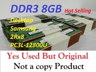 Used Desktop Ram DDR3 8GB PC Ram 1333MHz  PC10600/10700 240PIN Desktop memory 1600MHZ PC3-12800 Computer Ram used