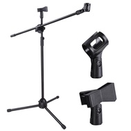 Stand Mic Condenser BM 800 Berdiri Tripod Holder Mikrofon Pro 2 Klip