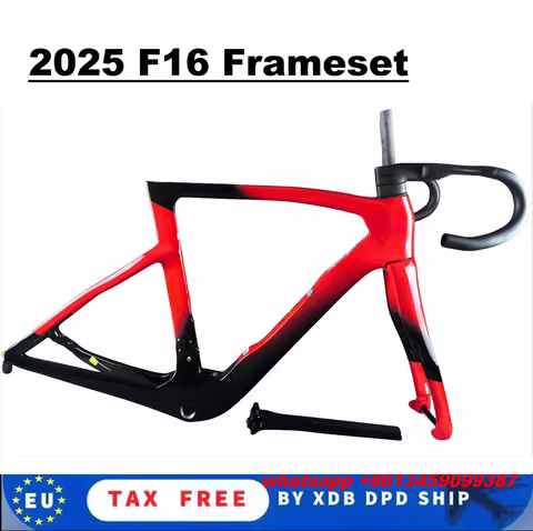 T1100 2025 F16 Carbon Frames UDH F14 Road Bike Frameset Red Disc BSA XDB DPD Taiwan Just DI2