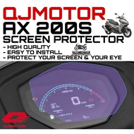 SCREEN PROTECTOR QJMOTOR AX200S AX 200S AX 200 S PROTECTOR METER DASH BOARD TINTED ACCESSORIES ACCES