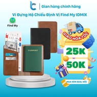 Ví Da Đựng Hộ Chiếu Định Vị Find My IDMIX Air 02 Hỗ Trợ Sạc Không Dây - Hàng Chính Hãng