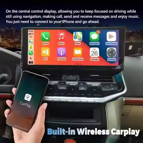 Car Radio Video Player GPS Navigation 16.2'' For Toyota Land Cruiser 200 LC200 Upgrade LC300 Carplay