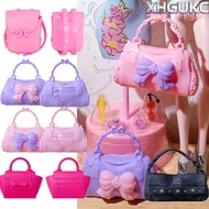 XHGUKC 1/6 Doll Accessories, Plastic Fashion Doll Handbag,  5 Styles Doll Purse Accessories Doll Acc