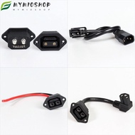 MIOSHOP Charger Connector Replacement Plug 2+6 E-Bike With Wire Lithium Battery Charging