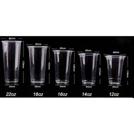 Cup/Cawan Plastik  16oz,18oz,20oz,22oz 90mm (1000pcs)