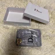 全新Dior迪奧老花灰色卡包｜經典Oblique印花｜香港順豐到付/智能櫃配送