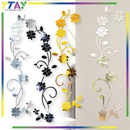 3d Living Room Home Wall Sticker Decal Mural/ Diy Acrylic Mirror Effect/ Custom Decal Home Decoratio