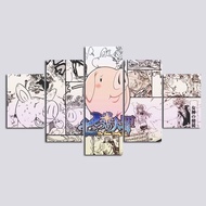WALL DECORATION SET ANIME 7 DEADLY SINS HAWK SPECIAL EDITION