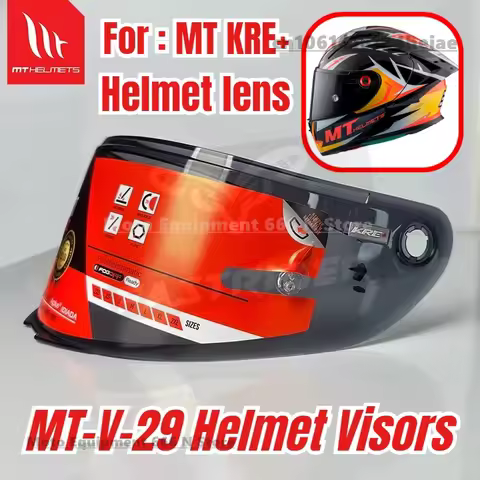 MTHELMETS KRE+ Helmet Lens Replacement Accessory Color Night Vision Lenses MT-V-29 Helmet Visors