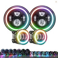 7'' And Jk Led And 4'' Round With Beam Kit With Round And Beam Drl And 4'' And Kit 4'' 7'' With 【tal