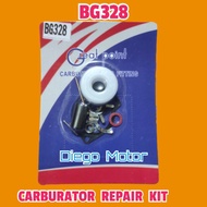 MESIN Bg328 328 318 Carburetor Repair Kit Fill Carburetor 2 Stroke Runput Cutting Machine