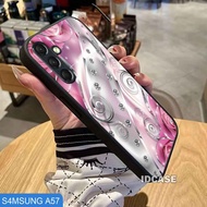 HP Samsung A57 Glitter Glass Softcase - Casing Samsung A57 - K85hp