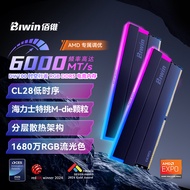 Baiwei DW100 Timewalker 96GB 6000/c28 Memory Strip 48GBx2 DDR5 Desktop rgb Light Strip