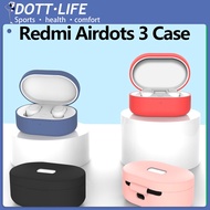 Redmi Airdots3 Protective Cover Xiaomi Bluetooth Earphone Cover Solid Color Silicone Earphone Cover