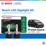 Bosch LED Gigalight 6000K H4 Halogen Headlight Retrofit Bulb + CANBUS for Proton Exora - 1987301554