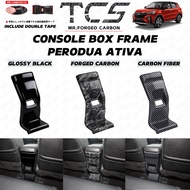 TCS PERODUA ATIVA CAR CONSOLE BOX FRAME COVER GARNISH INTERIOR ACCESSORIES
