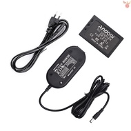 Andoer DR-E12 Dummy Battery AC Power Adapter Camera Power Supply with Power Plug Replacement for Canon EOS M100 M M2 M10 M50  Came-022