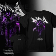 Solo Leveling T-Shirt Igris Shadow Knight Pattern Strict Art Design Short-Sleeved For Manga Collecto