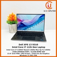 DELL XPS 13 9310 INTEL CORE I7-1185G7 16GB LPDDR4X RAM 512GB NVME SSD USED LAPTOP REFURBISHED NOTEBO
