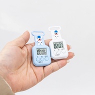 Ultra Small Mini Cartoon Timer Primary School Students Self-Discipline Mini Timer Kitchen Countdown 