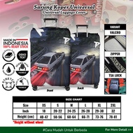 Inital D Elastic Luggage Cover TOYOTA AE86 Trueno 006 - Premium Luggage Cover Anti-Scratch/ Suitcase