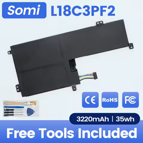 SOMI L18C3PF2 L18D3PF1 Laptop Battery For Lenovo IdeaPad L340-17IRH 17IWL 17API 15IWL V155-15API S54